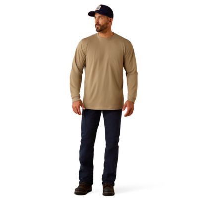 Image showing  Men's Rebar Heat Fighter Label Long Sleeve T-Shirt