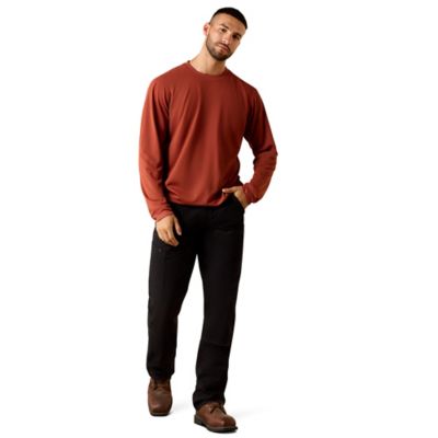 Image showing 3 th Ariat Men's Rebar Heat Fighter Label Long Sleeve T-Shirt