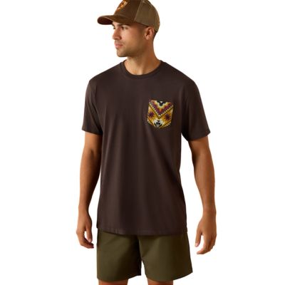 Ariat Men's Southwest Longest Horn Short Sleeve Graphic T-Shirt