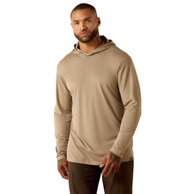 Ariat Men's Rebar Sunblocker Outdoor Hooded Long Sleeve T-Shirt