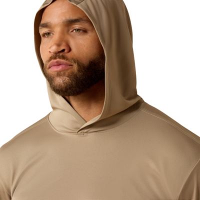 Image showing 3 th Ariat Men's Rebar Sunblocker Outdoor Hooded Long Sleeve T-Shirt