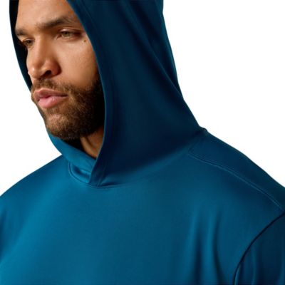 Image showing  Men's Rebar Sunblocker Outdoor Hooded Long Sleeve T-Shirt