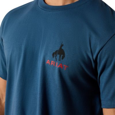 Image showing  Men'd Flag Bronco Short Sleeve Graphic T-Shirt