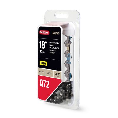 Image showing 6 th Oregon Q72 PowerCut Saw Chain for 18 in. Bar -72 Drive Links - fits Husqvarna, Jonsered, Echo, Homelite and Poulan