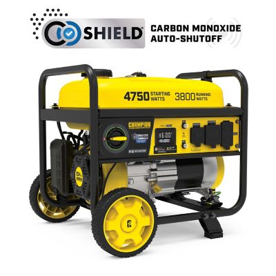 Image showing  Champion 3800-Watt RV Ready Portable Generator with CO Shield