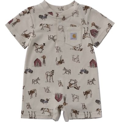 Carhartt Infant Boy Short Sleeve Outdoor Romper
