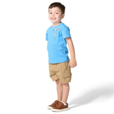Image showing 1 th Carhartt Toddler Boy Short Sleeve Tool Pocket Tee