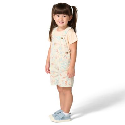 Image showing 1 th Carhartt Toddler Girl Short Sleeve Tee and Canvas Shortall 2 pc. Set