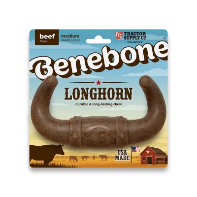 Benebone Longhorn Chew Toy, Medium