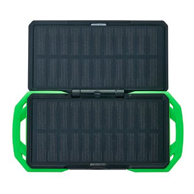 Image showing  Klutch 10000 mAh Power Bank with USB or Solar Charging, 1K Lm Work Light