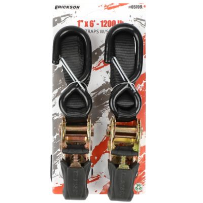 Image showing  Heavy-Duty Motorcycle Tie Down Strap with Safety Hooks