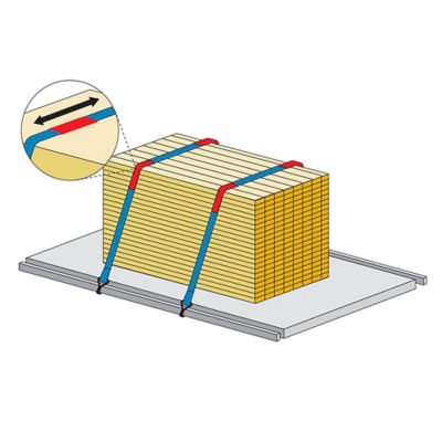 Image showing  Ratchet Strap with Sliding Wear Guard for Added Durability, 10,000 lb Capacity