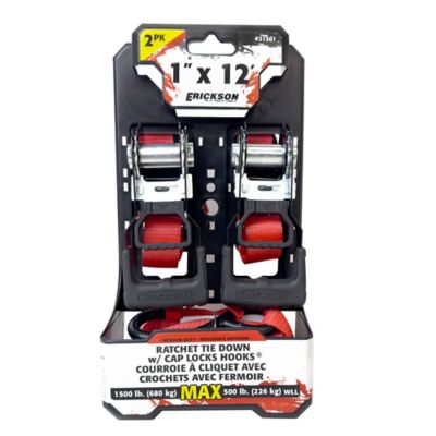 Image showing  Ratchet Straps with Locking Caps for Everyday Securing Tasks, Set of Two