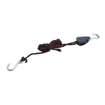 Image showing  Combo Pack with Tension Rope and Ratchet Strap with Locking Caps