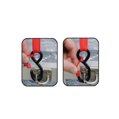 Image showing  Combo Pack with Tension Rope and Ratchet Strap with Locking Caps