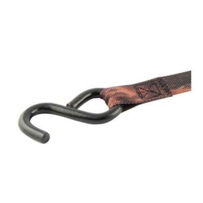 Image showing  Retractable Ratcheting Tie Downs with Camo Pattern for Outdoor Use, Set of Two