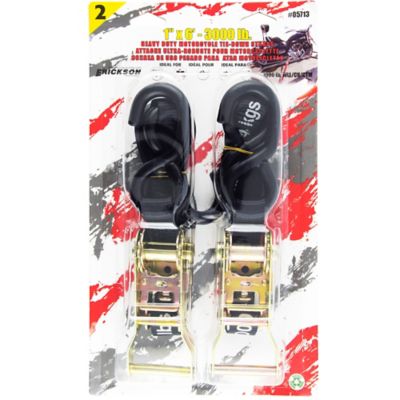 Image showing  Motorcycle Ratchet Straps for Heavy-Duty Securement, Set of Two