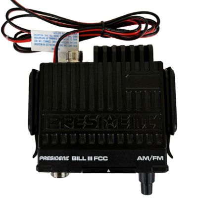 Image showing  BILL III FCC 40-Channel 12-Volt AM/FM Weatherband Ultracompact CB Radio with P-Channels and NRC