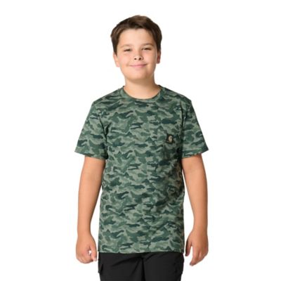 Carhartt Boys' Short Sleeve Camo Tee