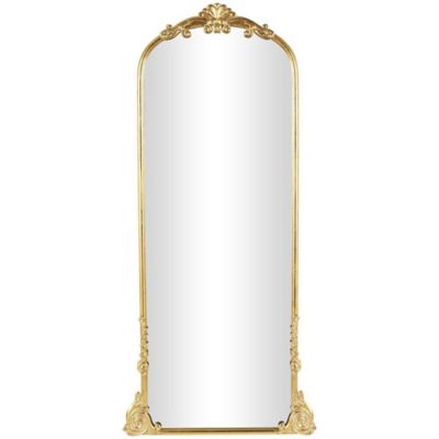 Image showing  Metal Tall Ornate Arched Baroque Scroll Room Floor Mirror