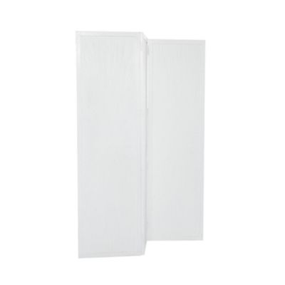 Image showing  Mango Wood Hinged Foldable Partition 3 Panel Partition Room Divider Screen with Carved Design