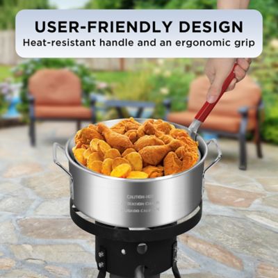 Image showing  10.5 qt. Aluminum Pan With Basket