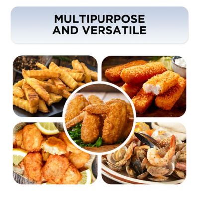 Image showing  10.5 qt. Aluminum Pan With Basket