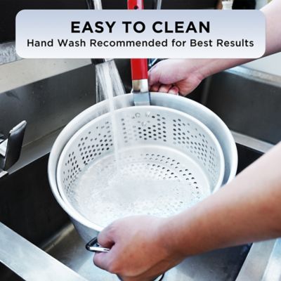 Image showing 5 th Red Mountain Valley 10.5 qt. Aluminum Pan With Basket