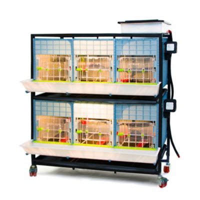 Image showing  Comfortplast Chick Brooder - 2 Layer, H 15 in., 3 Sections Per Layer