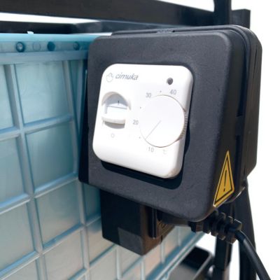 Image showing 8 th Hatching Time Comfortplast Chick Brooder, 2 Layer, H 9.5 in., 3 Sections Per Layer