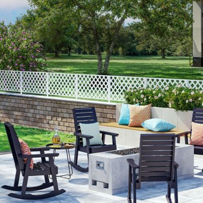 Image showing  2 ft. x 4 ft. Classic Lattice White