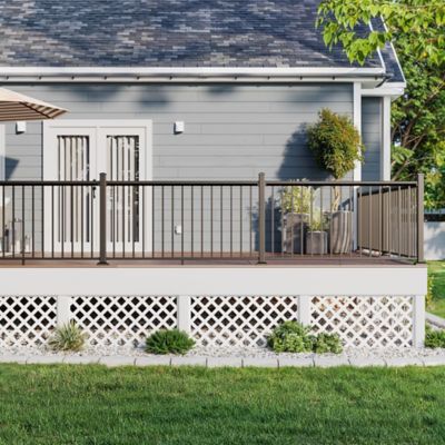 Image showing  2 ft. x 4 ft. Classic Lattice White