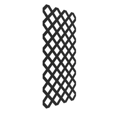 Image showing  2 ft. x 4 ft. Classic Lattice Black