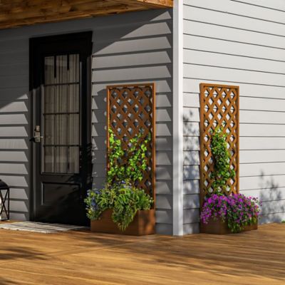 Image showing  2 ft. x 4 ft. Classic Lattice Brazilian Walnut