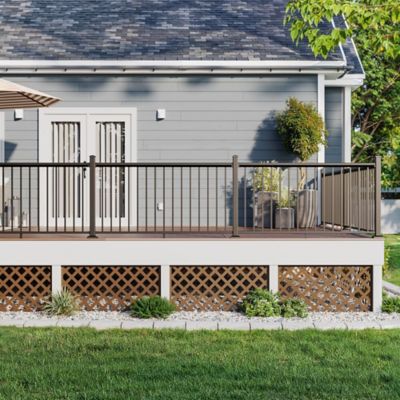 Image showing  2 ft. x 4 ft. Classic Lattice Brazilian Walnut