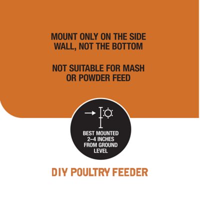 Image showing  DIY Poultry Feeder Set, 85mm Diameter