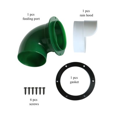 Image showing 8 th Hatching Time DIY Poultry Feeder Set, 85mm Diameter