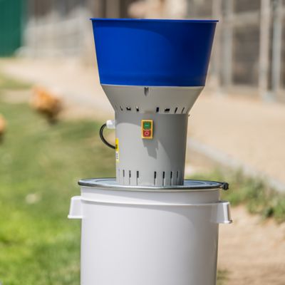 Image showing 6 th Hatching Time Farm Mill 50P Feed Crusher with 50L Plastic Bucket
