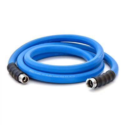 Image showing  3/4 in. x 10 ft. Heavy Duty Farm & Ranch Rubber Water Hose, 2 pk.