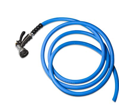 Image showing  3/4 in. x 15 ft. Heavy Duty Farm & Ranch Rubber Water Hose, 2 pk.
