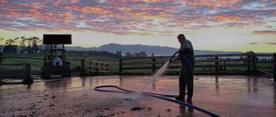 Image showing  3/4 in. x 15 ft. Heavy Duty Farm & Ranch Rubber Water Hose, 2 pk.