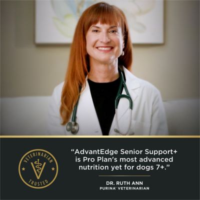 Image showing 8 th Purina Pro Plan AdvantEDGE Senior Support+ Large Breed Chicken & Rice Dry Dog Food