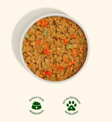 Image showing  Gently Cooked Beef Recipe Fresh Frozen Dog Food, 1/2 lb.