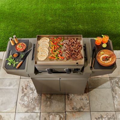 Image showing  Emberwood Gas Griddle with Prep Cart