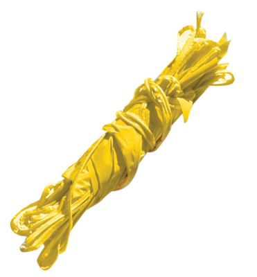 Tie Down Yellow Perimeter Warning Line Pennant Set with 105 ft. Rope and 30 Flags