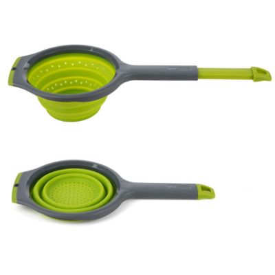 Image showing  Prep Solutions RV Kitchen Strainer with Handle, Collapsible, PS-3508