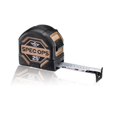 Spec Ops Tape Measure, 25 ft., fractional