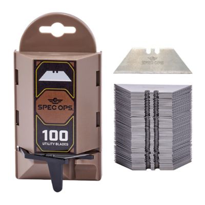 Spec Ops Utility Knife Blades, 100 Pack