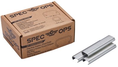 Image showing  Heavy Duty Staples, Hog Ring, Chisel Pt.