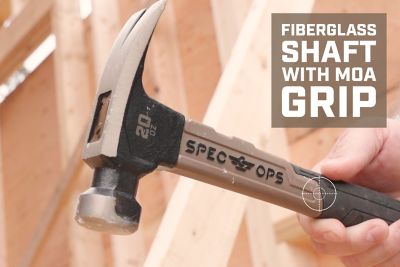 Image showing  Hammer, 20 oz., Fiberglass, Rip, 13-in., Smooth Face, Soft Face